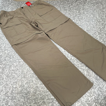 World Wide Sportsman Pants Convertible Hybrid II Men's NWT  Gravel Xl