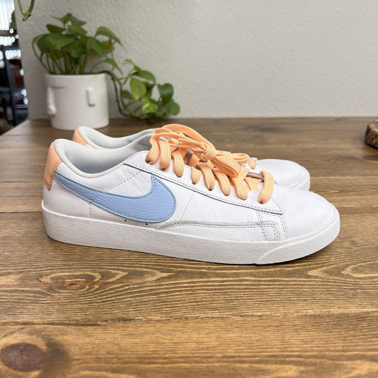 Nike Blazer Low LE 'Psychic Blue' Women's Size 9 White Low Tops AV9370-104