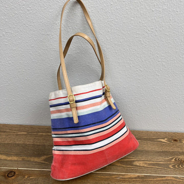 Janie and Jack Tote Bag/Purse Striped Canvas