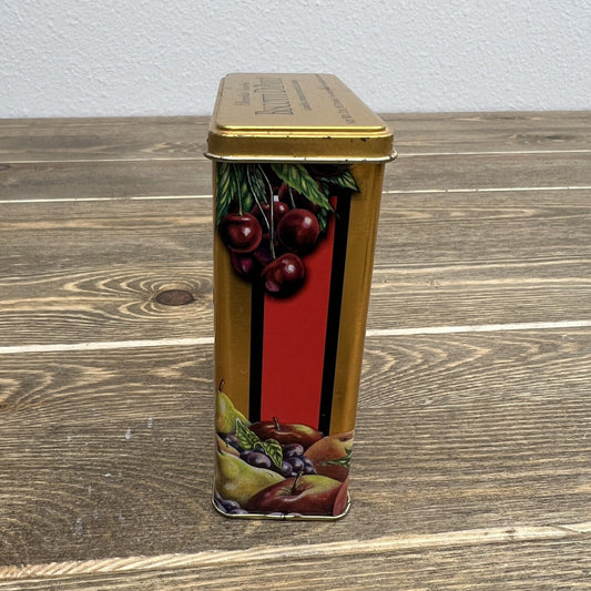 Vintage Dicamillo Bakery Small Tin Gold and red chocolate