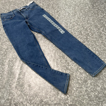 NWT Old Navy Women's High Rise Rockstar Super Skinny Blue Jeans Size 8 Button