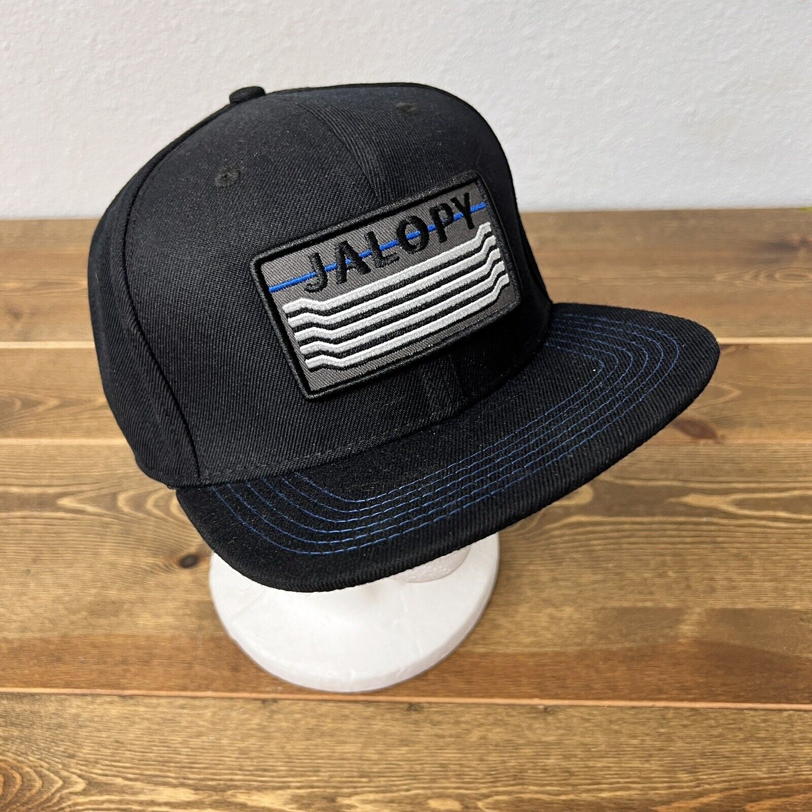 Jalopy Limited Edition "Thin Blue Line" Thriftmaster Snapback JALOPY HAT COMPANY