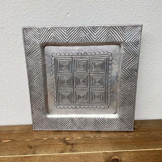 Metal Geometric Home Wall Decor From Taxco México