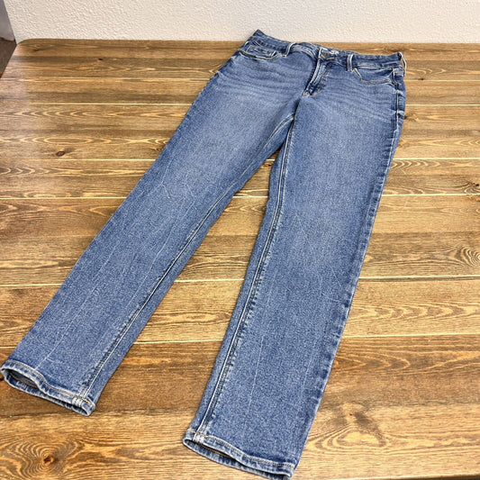 Old Navy Jeans Womens Size 8 Blue Rockstar Super Skinny High Rise