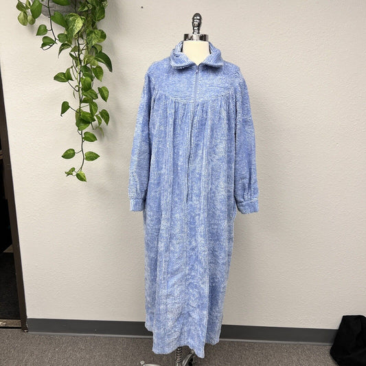 Amanda Stewart Nightgown Blue Long Sleeve M