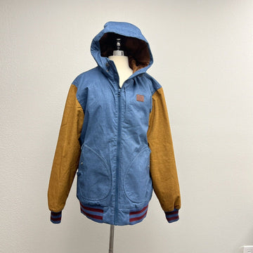 Vans Rutherford Mountain Edition Jacket Blue & Brown Size Large