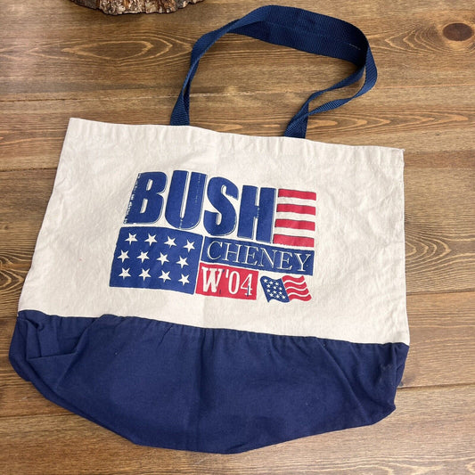 Bush and Cheney Canvas Cloth Shopping Bag 2004