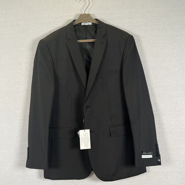 Alain Dupetit Mens Blazer Black Flap Pocket Notch Lapel Lined 42  New