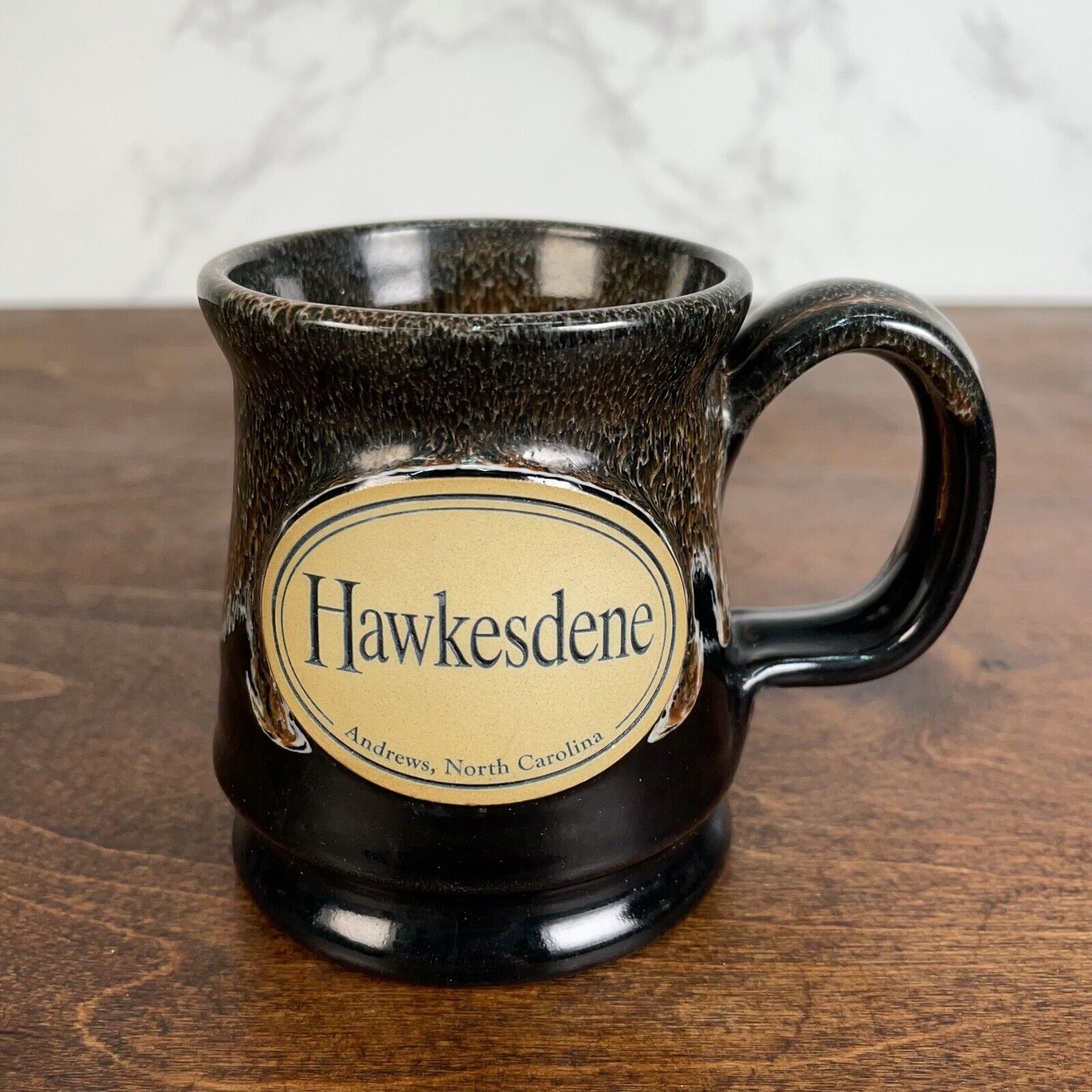 Deneen Pottery Hawkesdene Andrews, NC Hand Thrown Collectible Mug 2015