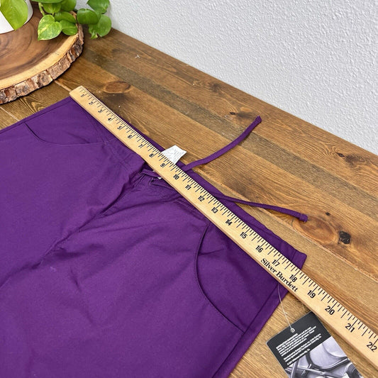 Dickies Uniforms Purple Scrub Pants Drawstring Waist Medical NWT Size S