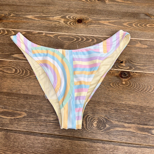 NWT  Watercolors Kenny Flowers SPORTY BIKINI  Bottom M