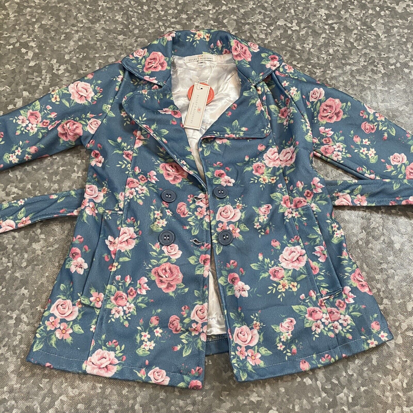 Baileys Blossoms 3t Girls Jacket