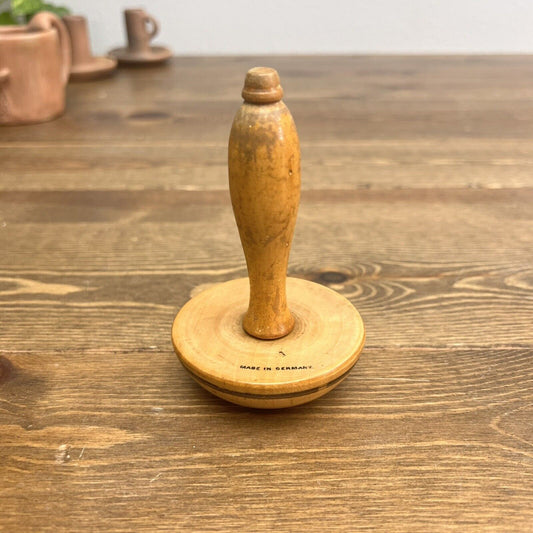 Vintage Decorative Wooden Darning MUSHROOM 5in Made in Germany