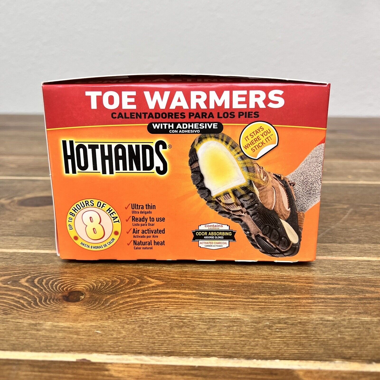 HotHands 20 Pairs Toe Warmers - Long Lasting Air Activated - Up To 8 Hours Heat