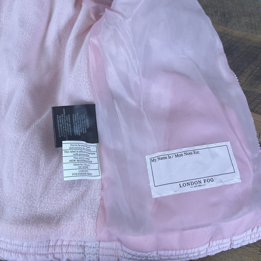 London Fog Girl's Bubble Jacket Girls 4T Pink