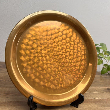 Vintage Coppercraft Copper Round Serving Tray Tauxton USA