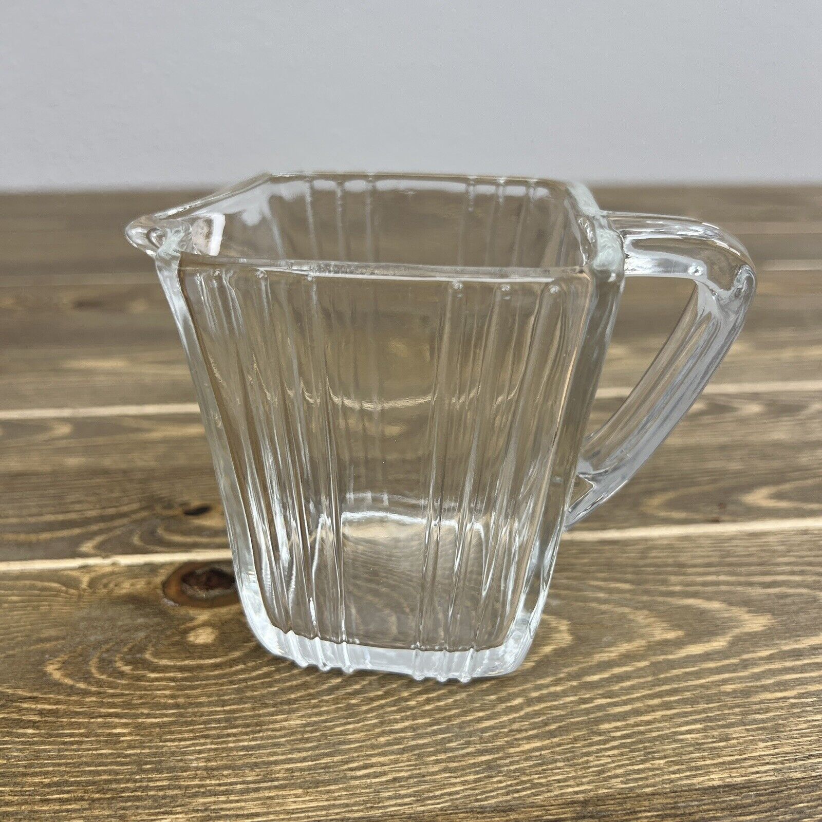 Crystal Paden City 12 oz. Milk , Syrup Pitcher