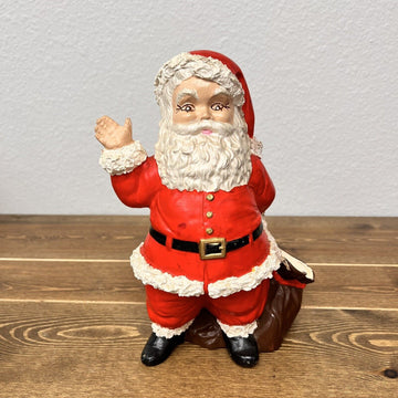 Vintage Ceramic Christmas Santa Claus Planter 1973 Duncan Mold