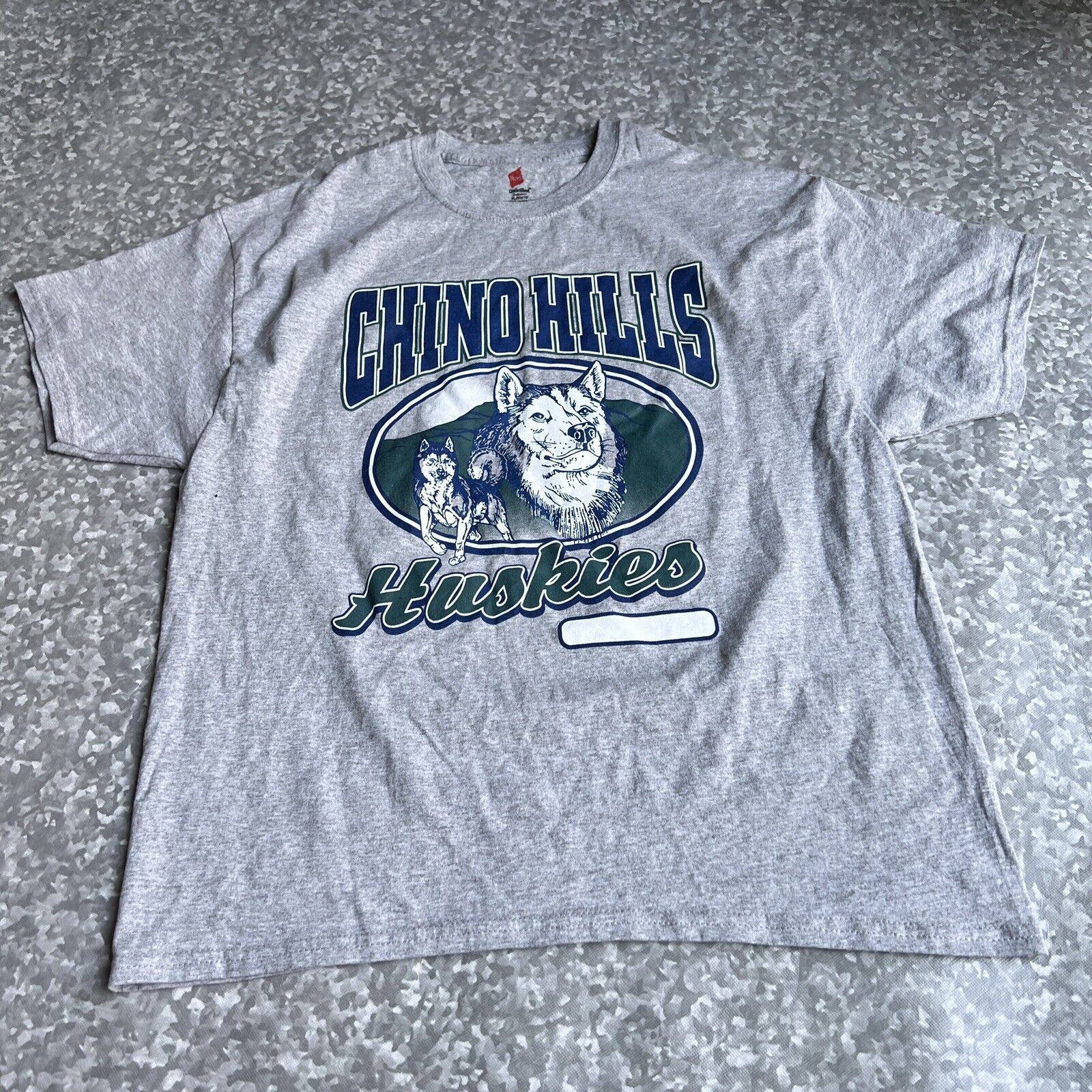 Chino Hills High School Huskies Xl Gray TShirt