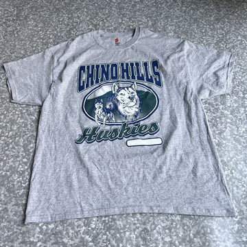 Chino Hills High School Huskies Xl Gray TShirt