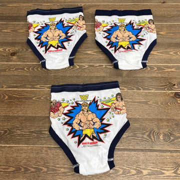 Hulk Hogan WWF Wrestling 1991 Vintage Boys Briefs Size 6 Funpals Set Of 3