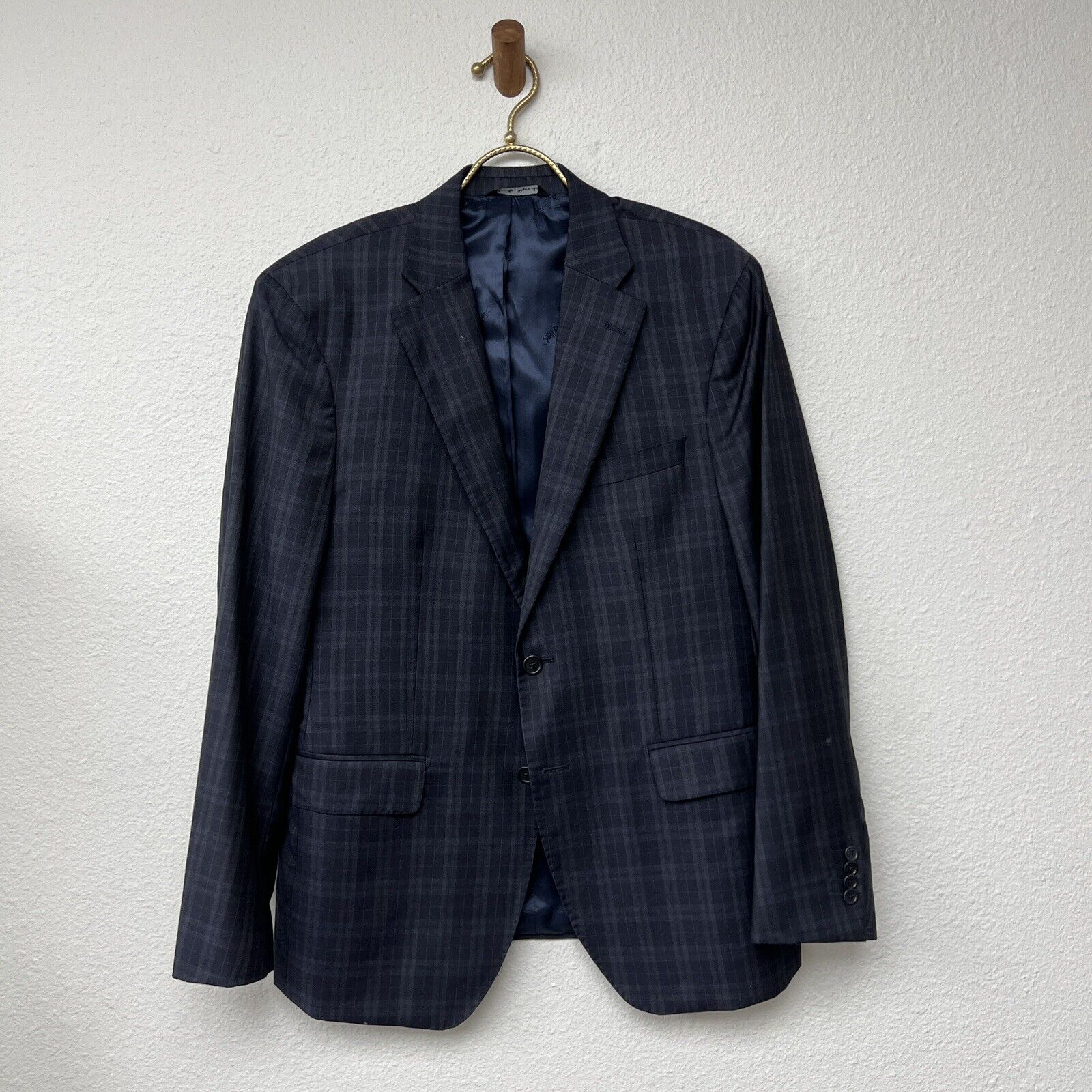 ERMENEGILDO ZEGNA Cloth Saks Fifth Ave Blazer Jacket Italy Made 40  Modern Fit