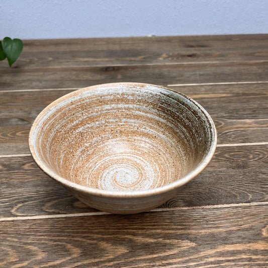 Aoi Nagashi Glazed Ceramic Serving Bowl Ramen Dish