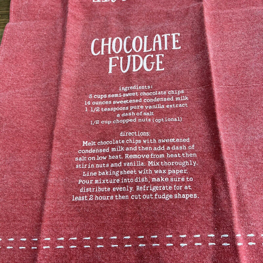 Mud Pie Christmas Chocolate Fudge Kitchen Towel Cookie