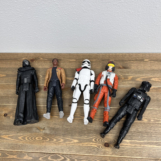 Lot of 5 Hasbro Star Wars Action 11” Figures