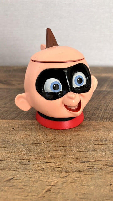 Disney On Ice Pixar The Incredibles Baby Jack Jack 3D Cup Mug Flip Top Lid