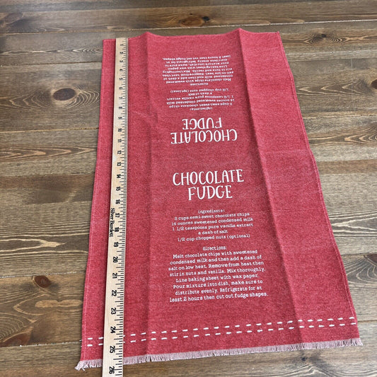 Mud Pie Christmas Chocolate Fudge Kitchen Towel Cookie