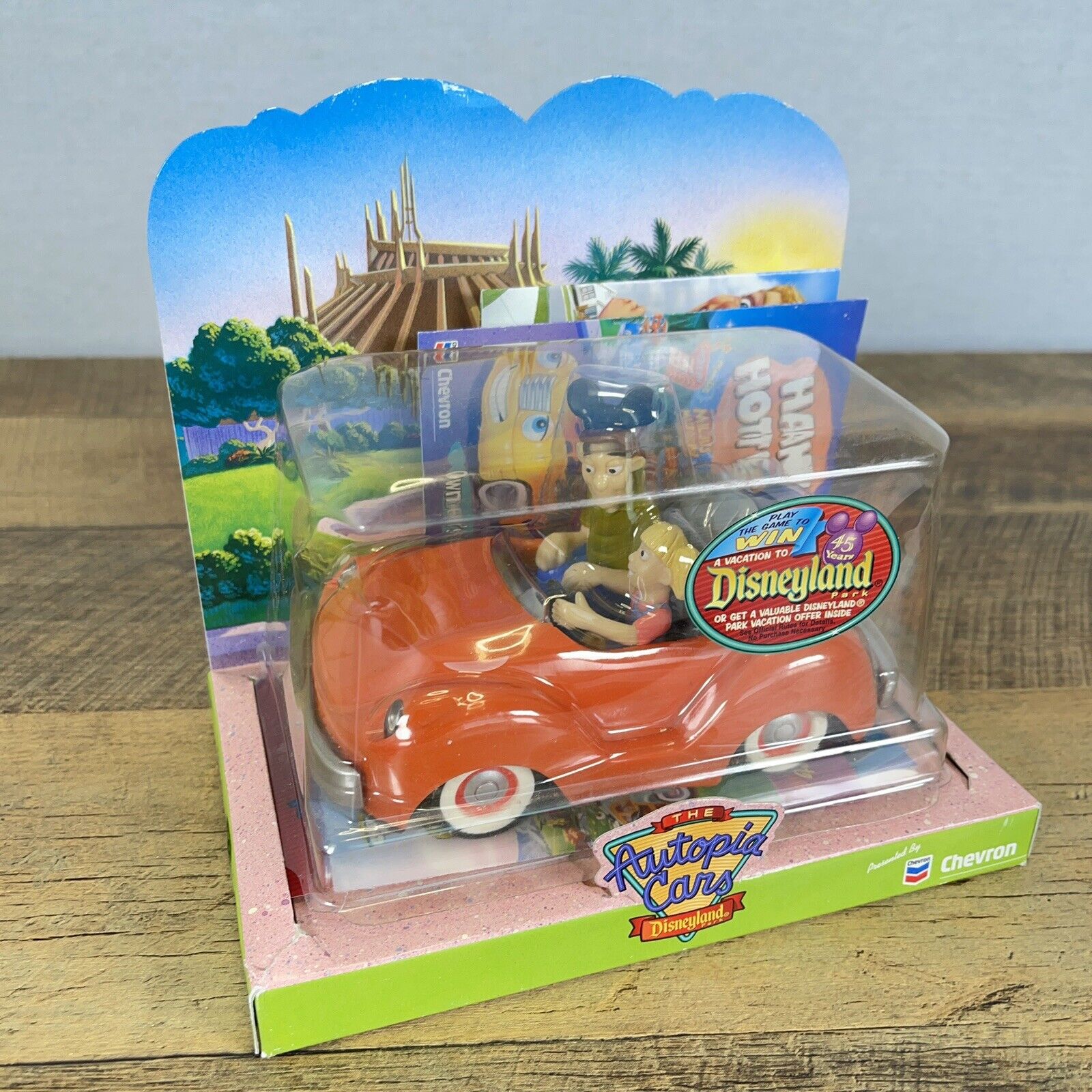 Disneyland NIB 2000 Chevron The Autopia Cars Disney Collectible Car Vintage Toy 