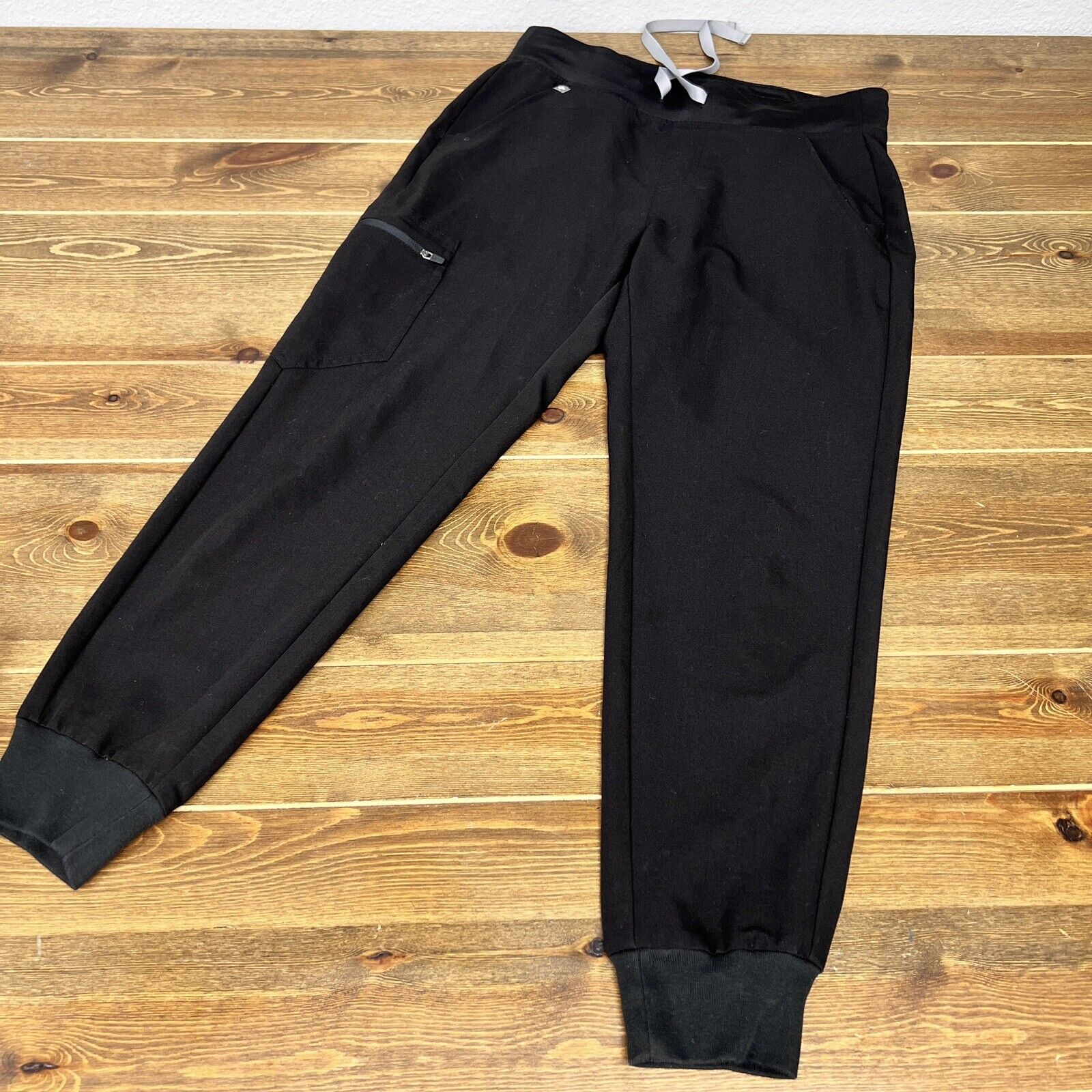 Figs Pants Women’s Black Technical Collection Jogger Scrub Pants Size S