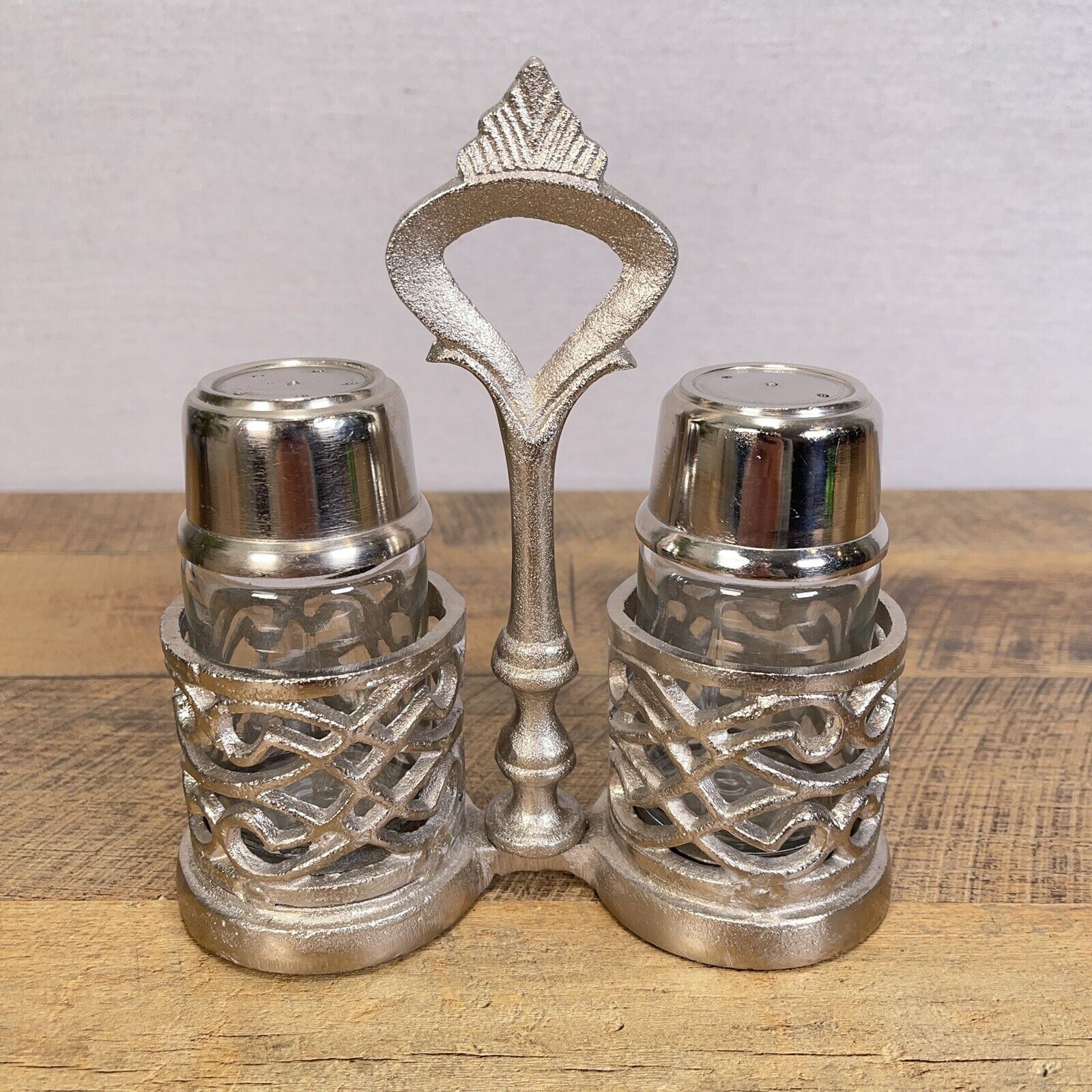 Salt And Pepper Shaker Set, Silver