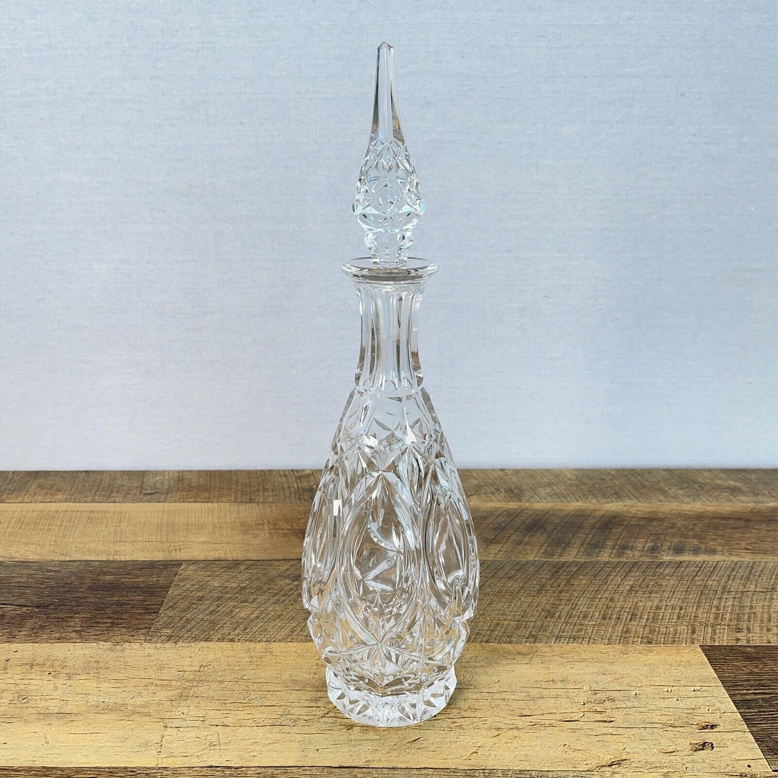 Vintage 1970 PRINCESS HOUSE Lead Crystal Glass Decanter High Top West Germany