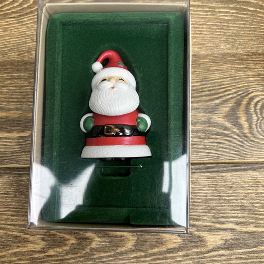 Set Of 3 Hallmark Keepsake Ornament Santa, 1997happy Christmas, Away to The Wind