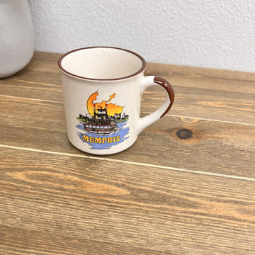 Vintage Coffee Mug Vintage Souvenir Memphis  Cup