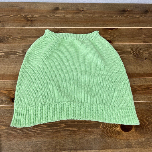 Paloma Wool Kadabra Cotton Knit Mini Skirt Green Size Small