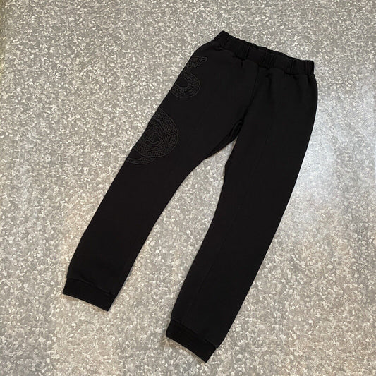 Roberto Cavalli Gym Women's Black Sweatpants Pants Italy Sz Size Small Sneak