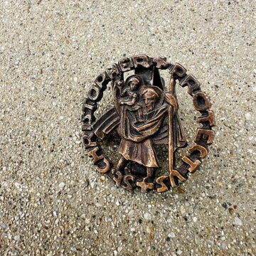 Vintage Saint Christopher  Pin Clip