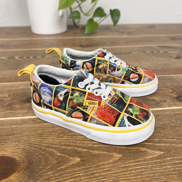 Vans x National Geographic Era Shoes Toddler Sz 6.5  Yellow Canvas Sneakers