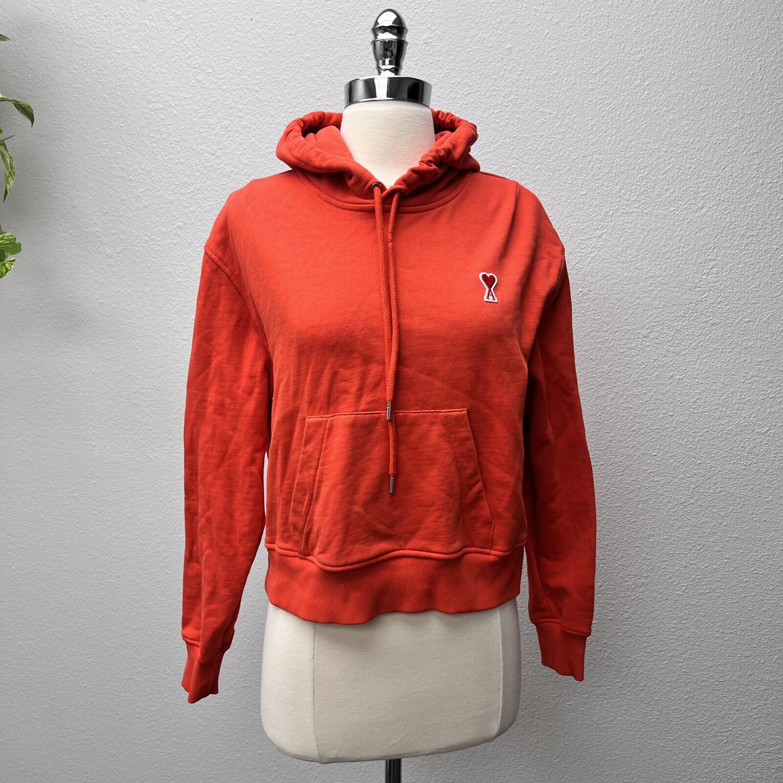 Alexandre Mattiussi Ami Paris De Caur Red / Orange Pullover Hoodie Size Xs