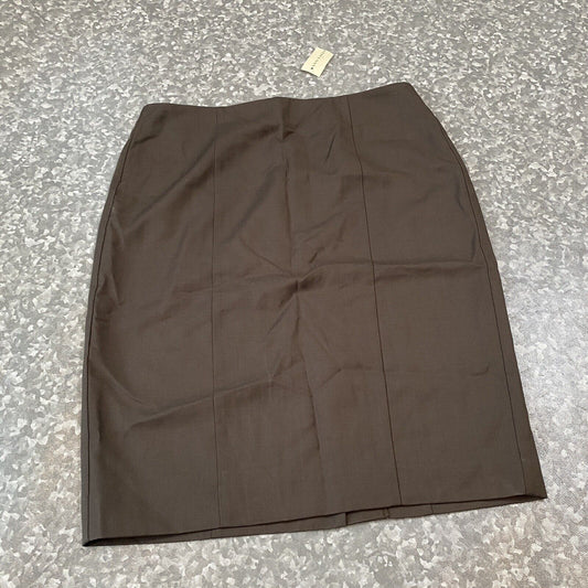 Ann Taylor LOFT NEW Brown Straight Pencil Skirt Women's Size 6