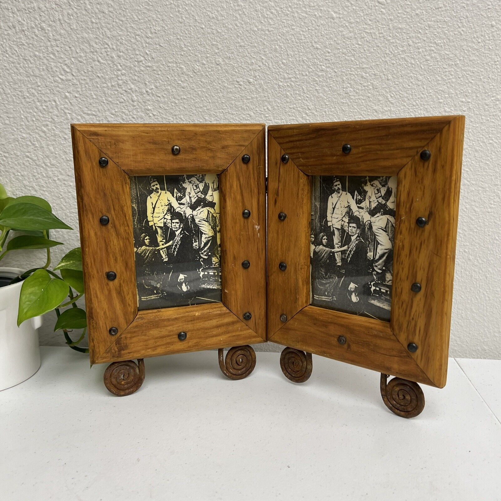 Southwestern Rustic Wood & Iron  Picture Frame