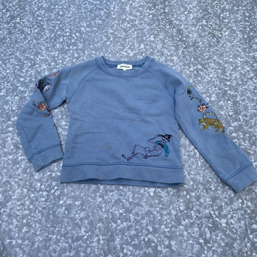 ZADIG & VOLTAIRE KIDS sweatshirt  Pullover Blue - SIZE 6-114