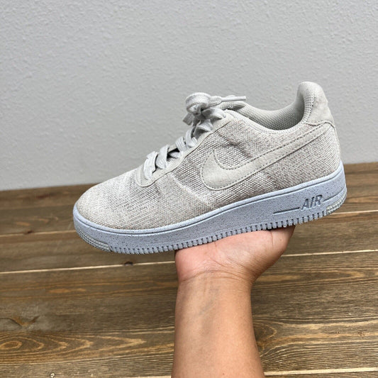 Nike Air Force 1 Youth Size 5Y Crater Flyknit Photon Dust DH3375-101 GS