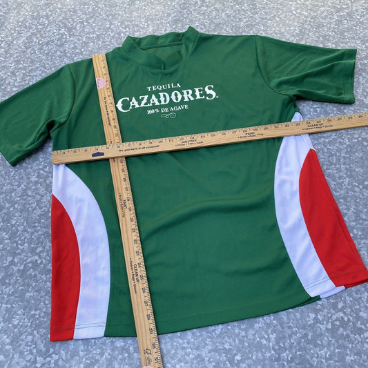 CAZADORES Tequila Soccer Jersey shirt  #10 Futbol Color Block XLARGE