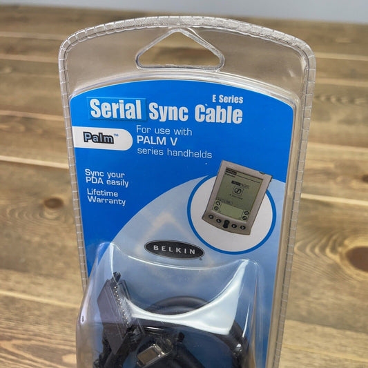 Belkin Serial Sync Cable for Palm V Series Handhelds F3X1050-03-E Vintage New