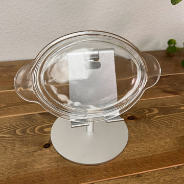 PYREX Clear Glass Oval Replacement Lid ONLY P-14-C Corning Ware