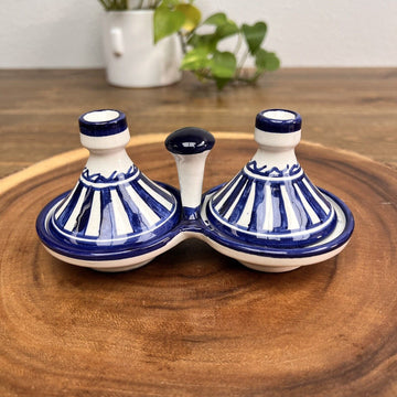 Des Dio TAGINE Multi-Purpose SALT & PEPPER SMALL Moroccan Tajine